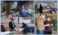 بازدید کارشناسان بهداشت حرفه ای شبکه بهداشت و درمان پاکدشت از 20 تا 26 فروردین 1401    